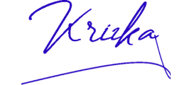 Signature of Marek Krizka